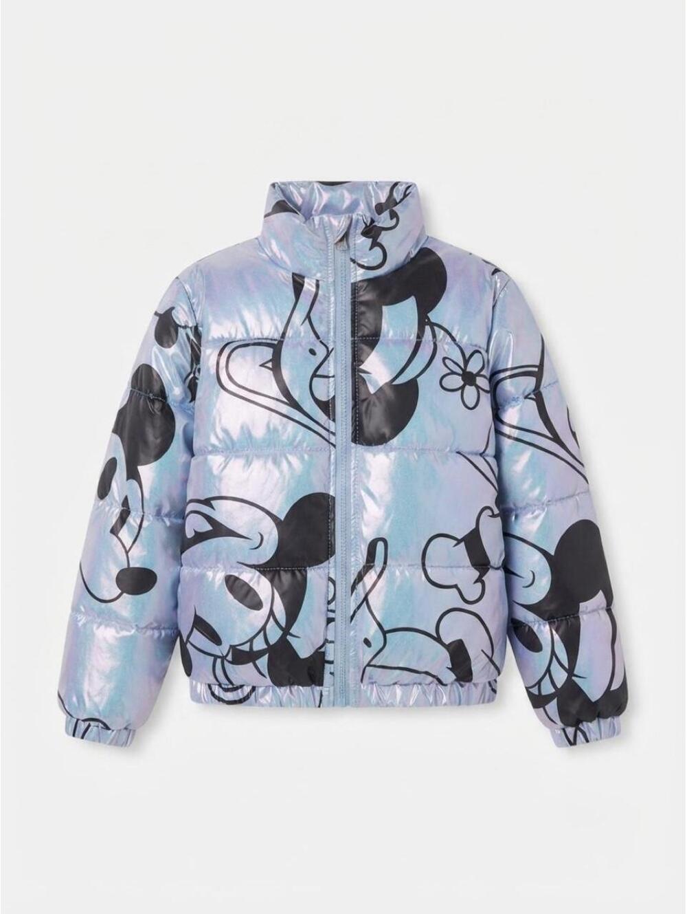 Disney Holographic Mickey Mouse Puffer Jacket